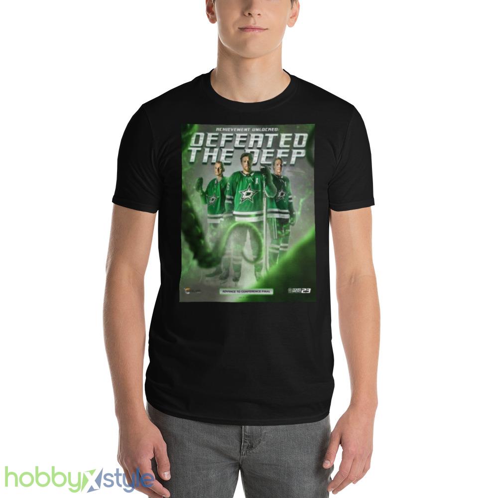dallas-stars-achievement-unlocked-defeated-the-deep-shirt-4.jpeg Dallas Stars Achievement Unlocked Defeated The Deep Shirt - 980 Lightweight Fashion Short Sleeve T-Shirt