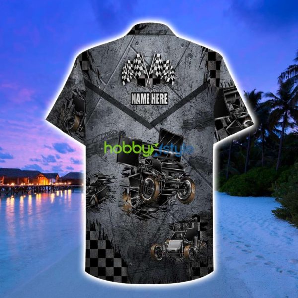 Dirt Track Racing Custom Hawaii Shirt - Dirt Track Racing Custom Hawaii Shirt