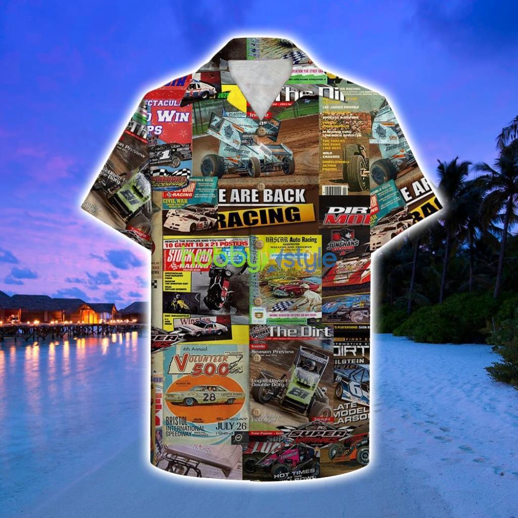 Dirt Track Racing Magazine Hawaii Shirt - Dirt Track Racing Magazine Hawaii Shirt