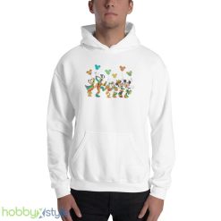 Disney Mickey Mouse and Friends With Balloon Pride Month 2023 LGBTQ Disneyland Trip Family Vacation Gift - 18500 Unisex Heavy Blend Hooded Sweatshirt