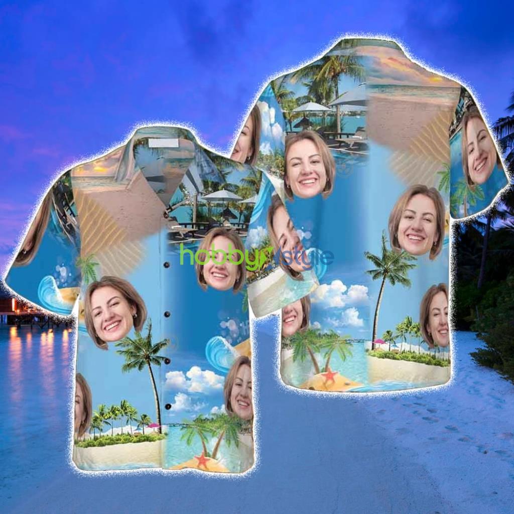 Funny Hawaiian Shirt Custom Face 02 Custom Hawaiian Shirts - Funny Hawaiian Shirt Custom Face 02 Custom Hawaiian Shirts