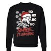 HO HO HO Joker Smile its christmas Ugly Funny why so serious joker secret Santa gift Unisex holiday festive sweatshirt - 260523-090800