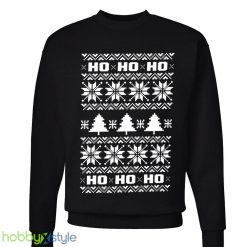 Ho Ho Ho Ugly Santa xmas party holidays festive Unisex Crewneck Sweatshirt - Ho Ho Ho Ugly Christmas Sweater Santa xmas party holidays festive Unisex Crewneck Sweatshirt_3