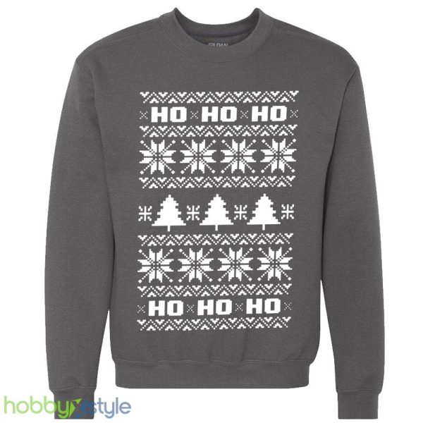 Ho Ho Ho Ugly Santa xmas party holidays festive Unisex Crewneck Sweatshirt - Ho Ho Ho Ugly Christmas Sweater Santa xmas party holidays festive Unisex Crewneck Sweatshirt_4
