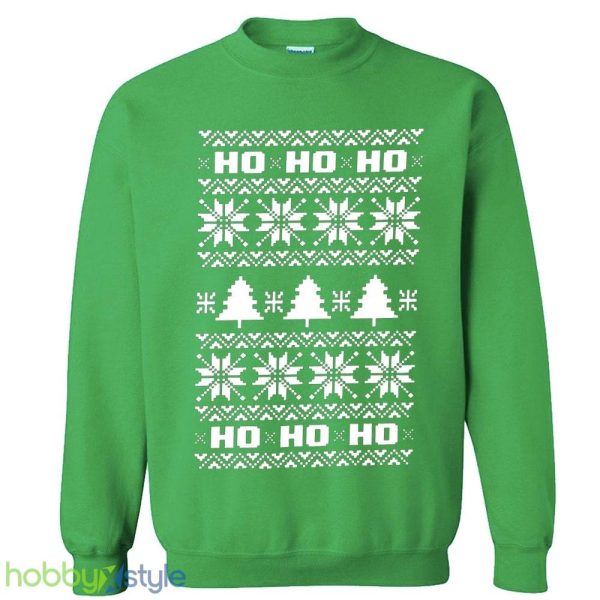 Ho Ho Ho Ugly Santa xmas party holidays festive Unisex Crewneck Sweatshirt - Ho Ho Ho Ugly Christmas Sweater Santa xmas party holidays festive Unisex Crewneck Sweatshirt_5