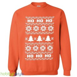 Ho Ho Ho Ugly Santa xmas party holidays festive Unisex Crewneck Sweatshirt - Ho Ho Ho Ugly Christmas Sweater Santa xmas party holidays festive Unisex Crewneck Sweatshirt_6