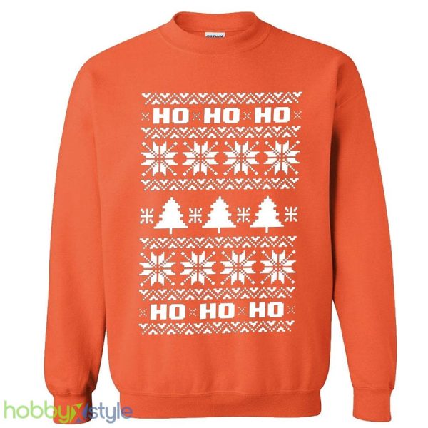 Ho Ho Ho Ugly Santa xmas party holidays festive Unisex Crewneck Sweatshirt - Ho Ho Ho Ugly Christmas Sweater Santa xmas party holidays festive Unisex Crewneck Sweatshirt_6