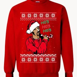 Ho's Ho's Ho's Santa dogg Inspired Ugly Funny Christmas day party Crewneck sweatshirt - Ho's Ho's Ho's Santa dogg Inspired Ugly Christmas Sweater Funny Christmas day party Crewneck sweatshirt_4