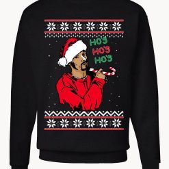 Ho's Ho's Ho's Santa dogg Inspired Ugly Funny Christmas day party Crewneck sweatshirt - Ho's Ho's Ho's Santa dogg Inspired Ugly Christmas Sweater Funny Christmas day party Crewneck sweatshirt_3