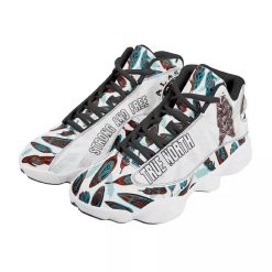 Houston Alaska Native American Indian Grizzly Bear With Tlingit Feathers Design Mens Sneakers Customized New Fashion Sport Shoes Air Jordan Shoes For Men And Women - 160523-164225