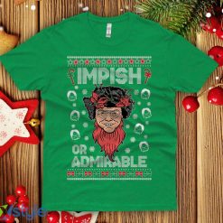 Impish Or Admirable Dwight Schrute Ugly Christmas Sweatshirt funny Christmas office party unisex crew - Impish Or Admirable Dwight Schrute Ugly Christmas T-shirt funny Christmas office party unisex crew Premium Shirt_4