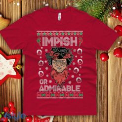 Impish Or Admirable Dwight Schrute Ugly Christmas Sweatshirt funny Christmas office party unisex crew - Impish Or Admirable Dwight Schrute Ugly Christmas T-shirt funny Christmas office party unisex crew Premium Shirt_5