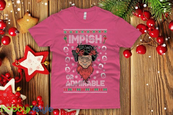 Impish Or Admirable Dwight Schrute Ugly Christmas Sweatshirt funny Christmas office party unisex crew - Impish Or Admirable Dwight Schrute Ugly Christmas T-shirt funny Christmas office party unisex crew Premium Shirt_6