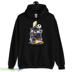 Jack Skellington Pittsburgh Steelers 2023 Shirt - 18500 Unisex Heavy Blend Hooded Sweatshirt