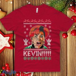 Kevin!!! Hilarious Ugly Christmas Sweatshirt funny Inspired by Home Alone party men - Kevin!!! Hilarious Ugly Christmas T-shirt funny Inspired by Home Alone party men next level crew Premium Shirt_4