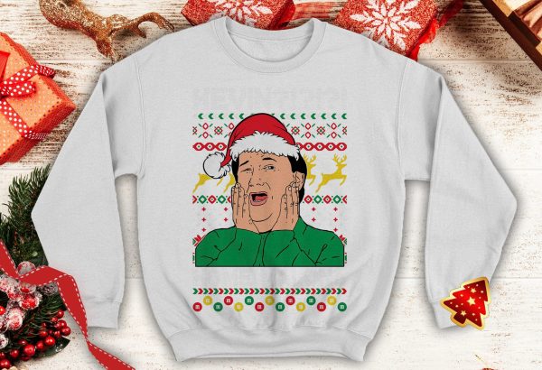 Kevin! Home Malone Ugly Funny office party Crewneck sweatshirt best tv show inspired secret Santa xmas party gift - 260523-092606