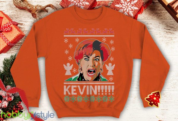 Kevin!!!! Ugly Unisex Funny home alone kate Parody xmas movies party gift Crewneck sweatshirt - Kevin!!!! Ugly Christmas Sweater Unisex Funny home alone kate Parody xmas movies party gift Crewneck sweatshirt_4