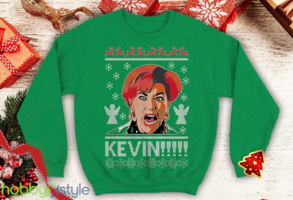Kevin!!!! Ugly Unisex Funny home alone kate Parody xmas movies party gift Crewneck sweatshirt - Kevin!!!! Ugly Christmas Sweater Unisex Funny home alone kate Parody xmas movies party gift Crewneck sweatshirt_6