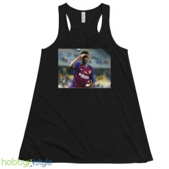 Koundé Wearing Dembélé shirt - 8800 Women's Flowy Racerback Tank