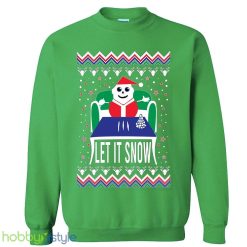 Let it snow Ugly Funny coke line santa high walmart meme crewneck Sweatshirt xmas party - Let it snow Ugly Christmas Sweater Funny coke line santa high walmart meme crewneck Sweatshirt xmas party_4