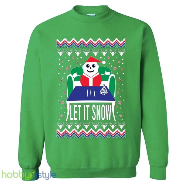 Let it snow Ugly Funny coke line santa high walmart meme crewneck Sweatshirt xmas party - Let it snow Ugly Christmas Sweater Funny coke line santa high walmart meme crewneck Sweatshirt xmas party_4