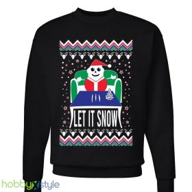 Let it snow Ugly Funny coke line santa high walmart meme crewneck Sweatshirt xmas party - Let it snow Ugly Christmas Sweater Funny coke line santa high walmart meme crewneck Sweatshirt xmas party_4