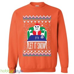 Let it snow Ugly Funny coke line santa high walmart meme crewneck Sweatshirt xmas party - Let it snow Ugly Christmas Sweater Funny coke line santa high walmart meme crewneck Sweatshirt xmas party_5