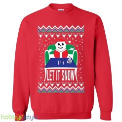 Let it snow Ugly Funny coke line santa high walmart meme crewneck Sweatshirt xmas party - Let it snow Ugly Christmas Sweater Funny coke line santa high walmart meme crewneck Sweatshirt xmas party_6