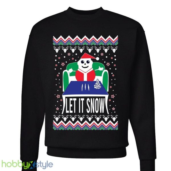 Let it snow Ugly Funny coke line santa high walmart meme crewneck Sweatshirt xmas party - Let it snow Ugly Christmas Sweater Funny coke line santa high walmart meme crewneck Sweatshirt xmas party_1