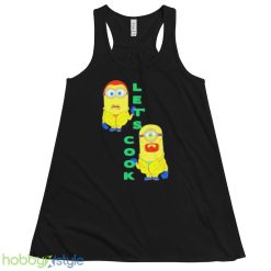 Let’s cook new minions shirt - 8800 Women's Flowy Racerback Tank