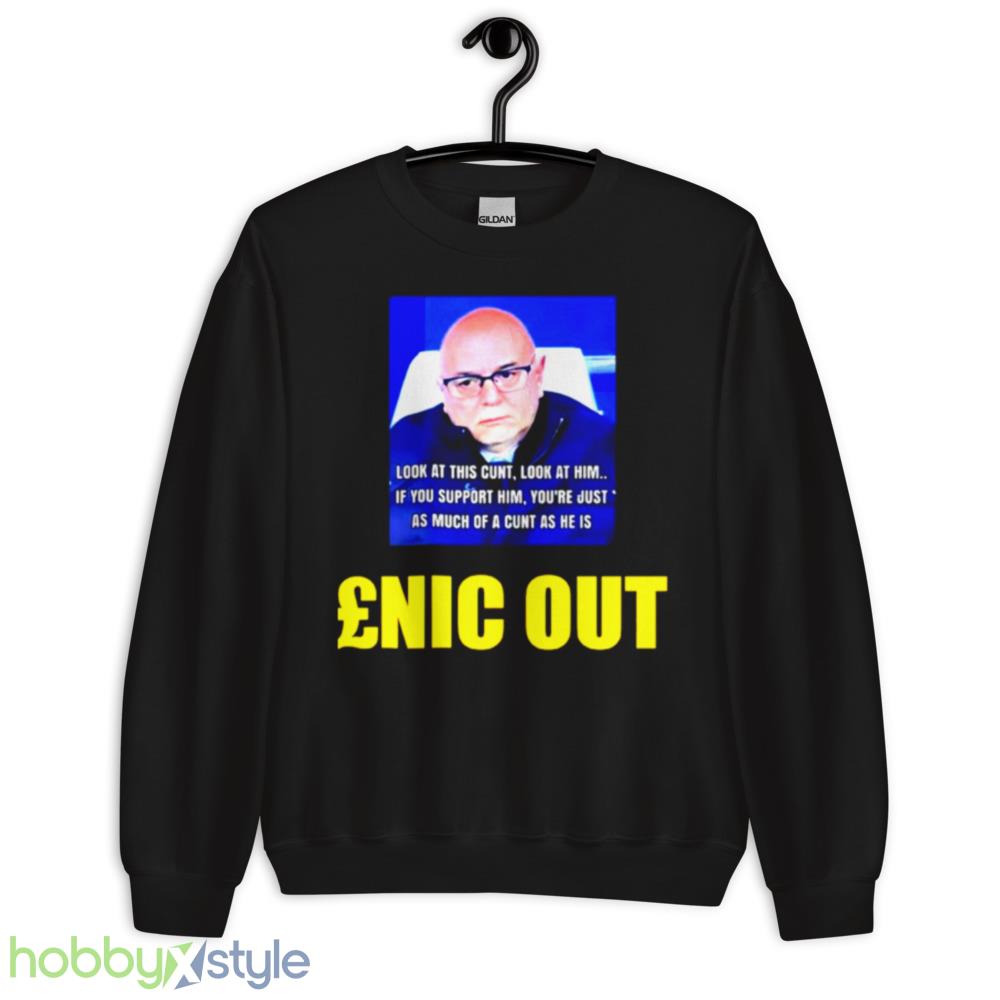 Look at this cunt look at him enic out shirt - 18000 Unisex Heavy Blend Crewneck Sweatshirt