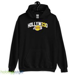 Los Angeles Lakers LeBron James Hollyw23d shirt - 18500 Unisex Heavy Blend Hooded Sweatshirt