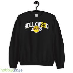 Los Angeles Lakers LeBron James Hollyw23d shirt - 18000 Unisex Heavy Blend Crewneck Sweatshirt