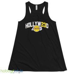 Los Angeles Lakers LeBron James Hollyw23d shirt - 8800 Women's Flowy Racerback Tank
