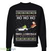 Merry Cybertruck Tesla Inspired Ugly Funny Electric Future car Crewneck sweatshirt Santa ride ho ho ho - Merry Cybertruck Tesla Inspired Ugly Christmas Sweater Funny Electric Future car Crewneck sweatshirt Santa ride ho ho ho_3