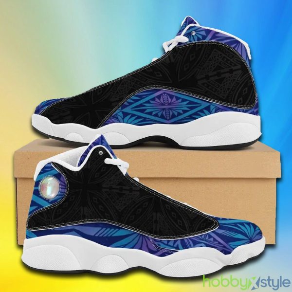 New Arrivals custom Polynesian tribal design 8 Air Jordan Shoes For Men And Women - New Arrivals custom Polynesian tribal design Breathable Latest Sports Shoes Sneakers Men's samoa Basketball Sports Shoes_8