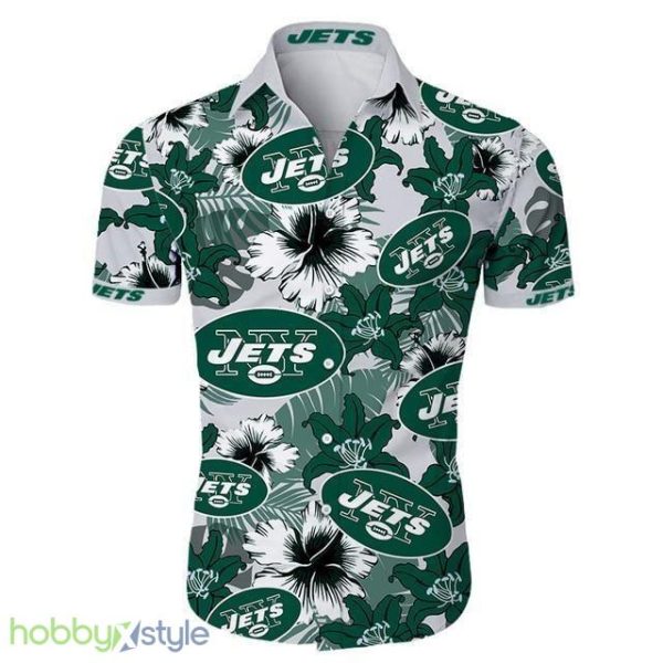 nfl football tshirt New York Jets Hawaiian Shirt_2 Men And Women Gift For Fans - nfl football tshirt New York Jets Hawaiian Shirt_2 Men And Women Gift For Fans
