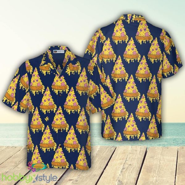 Pizza Skull Pattern Shirt 3D Hawaiian Shirt For Men And Women - Pizza Skull Pattern Shirt Hawaiian Shirt_3