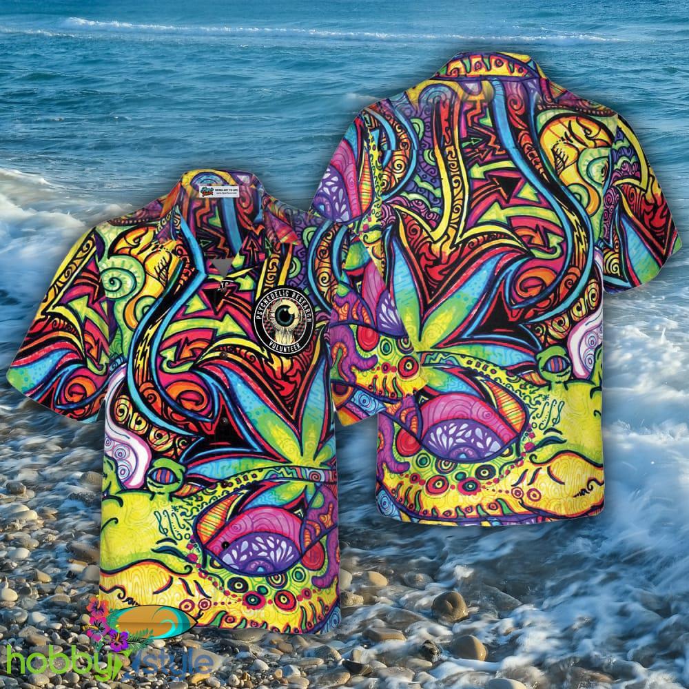 Psychedelic Research Volunteer 3D Hawaiian Shirt For Men And Women - Psychedelic Research Volunteer Hawaiian Shirt_3