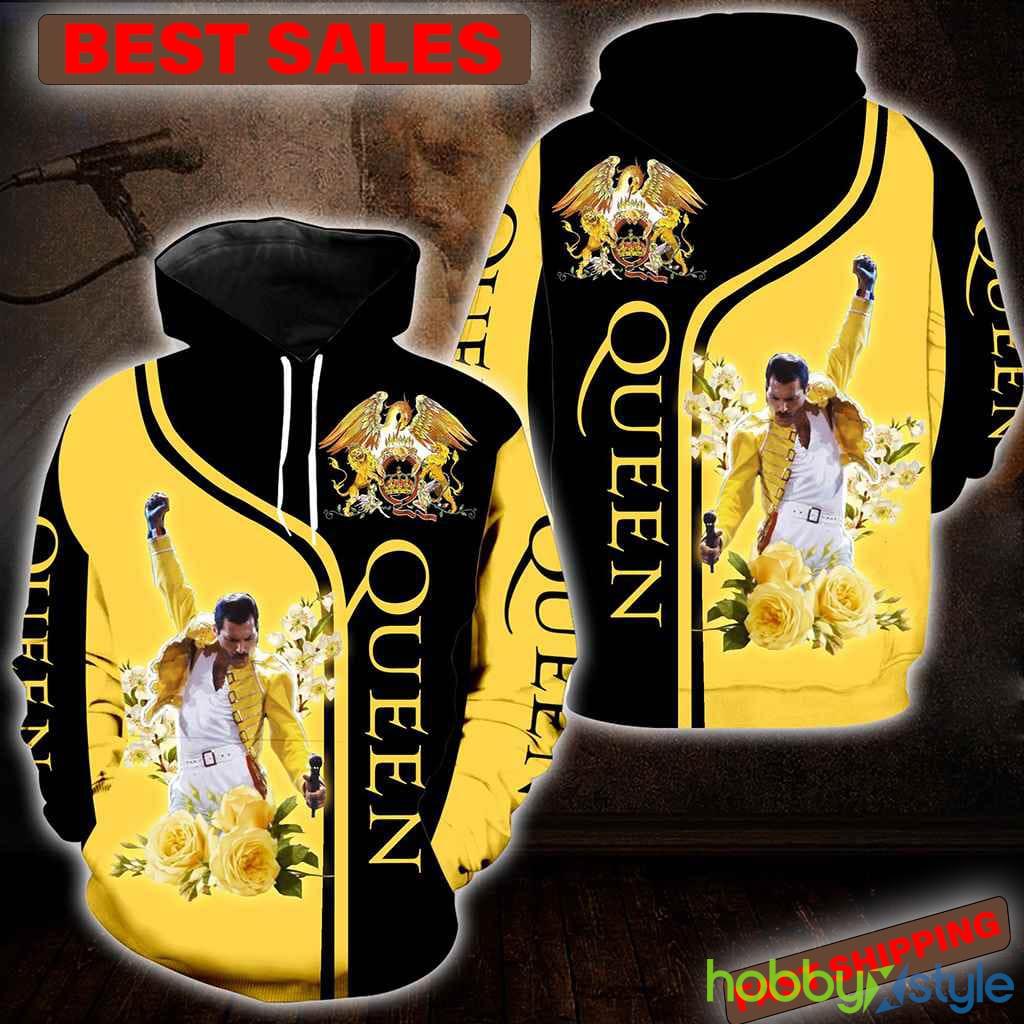Queen Greatest Hits Rose New Full All Over Print For Men And Women 3D Hoodie - Queen Greatest Hits Rose New Full All Over Print For Men And Women 3D Hoodie