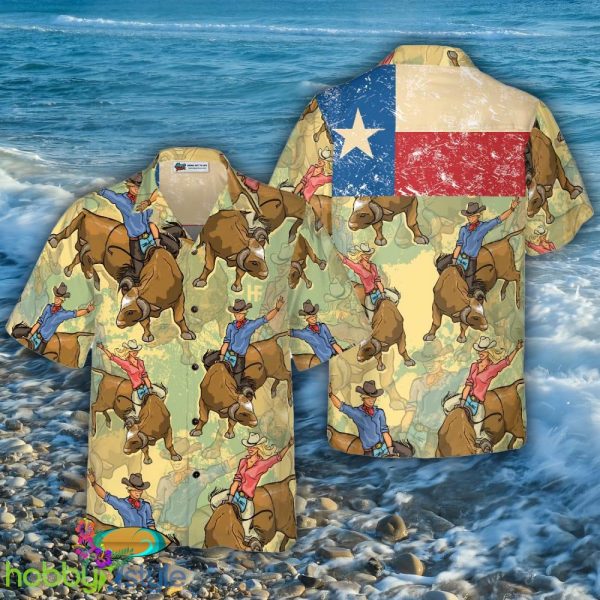Rodeo Texas Flag 3D Hawaiian Shirt, Stylish Texas Shirt For Texas Lovers For Men And Women - Rodeo Texas Flag Hawaiian Shirt, Stylish Texas Shirt For Texas Lovers_3