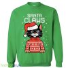 Santa Claws Meow Cat Ugly Funny santa cat inspired Unisex Crewneck sweatshirt - Santa Claws Meow Cat Ugly Christmas Sweater Funny santa cat inspired Unisex Crewneck sweatshirt_3