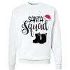 Santa Squad Funny Xmas day party Crewneck sweatshirt ugly Christmas sweatshirt santa hat helper cute secret santa gift - 260523-095700