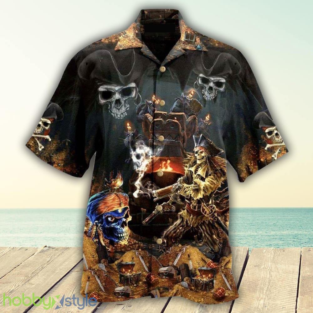 Skull Play With Together 3D Hawaiian For Men And Women Shirt - Skull Play With Together 3D Hawaiian For Men And Women Shirt
