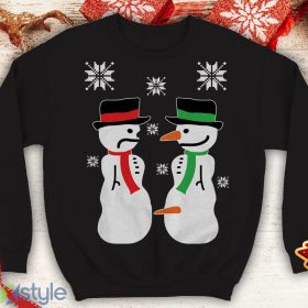 snow man snow women Ugly Naughty Santa humor Crewneck sweatshirt xmas party - snow man snow women Ugly Christmas Sweater Naughty Santa humor Crewneck sweatshirt xmas party_5