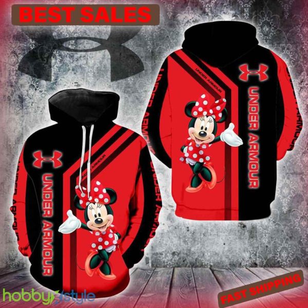 Under Armour Minnie Mouse New Full All Over Print For Men And Women 3D Hoodie - Under Armour Minnie Mouse New Full All Over Print For Men And Women 3D Hoodie