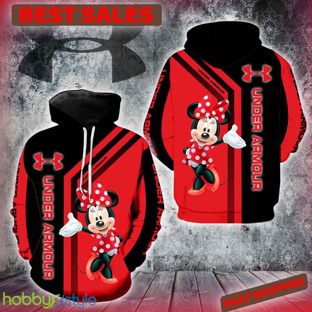 Under Armour Minnie Mouse New Full All Over Print For Men And Women 3D Hoodie - Under Armour Minnie Mouse New Full All Over Print For Men And Women 3D Hoodie