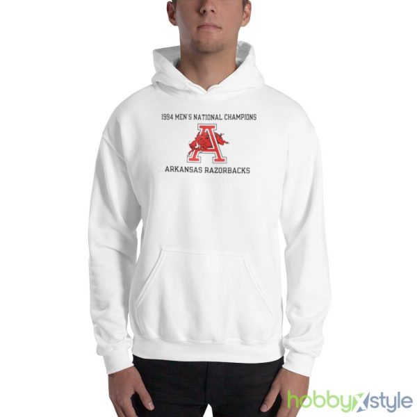 1994 National Champions Arkansas Razorbacks Shirt - 18500 Unisex Heavy Blend Hooded Sweatshirt
