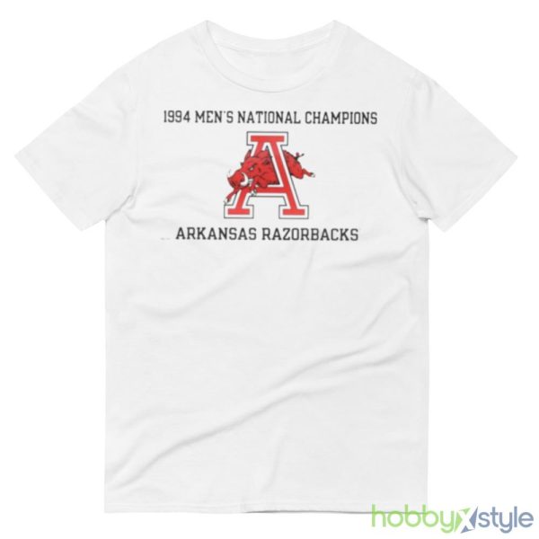1994 National Champions Arkansas Razorbacks Shirt - 980 Lightweight Fashion Short Sleeve T-Shirt
