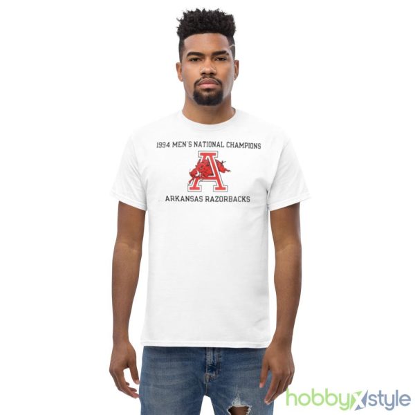 1994 National Champions Arkansas Razorbacks Shirt - Men’s Classic Tee Gildan 5000